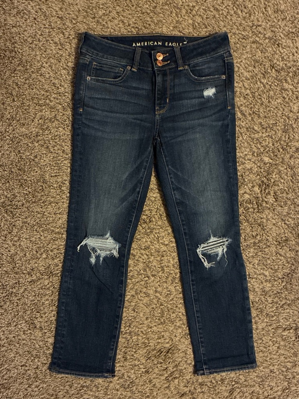 American Eagle artist crop jeans - size 4 regular
